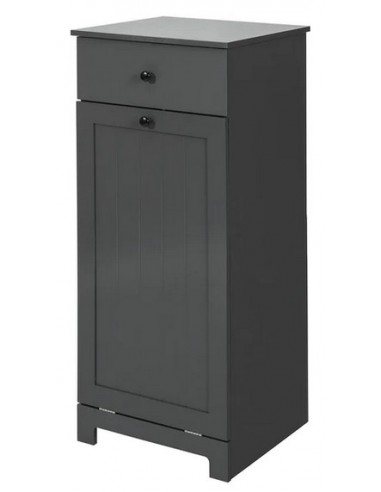 Skab med vasketøjskurv til...