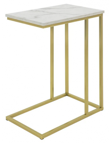 Sengebord i metal og møbelplade H61 x...