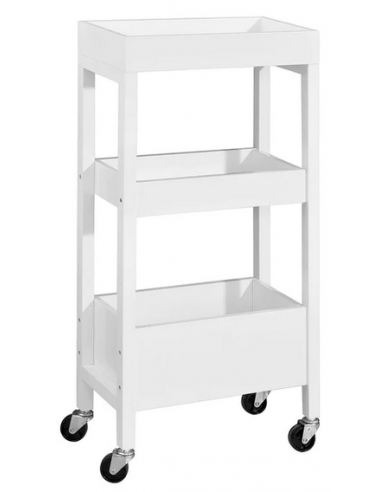 Serveringsvogn i fyrretræ og mdf 40 x...