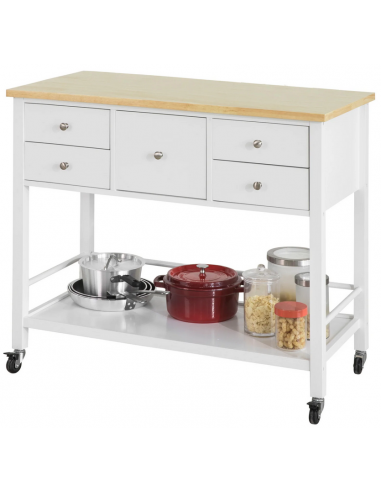 Køkkenskab eller serveringsvogn i...