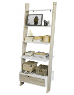 Reol i mdf og møbelplade...