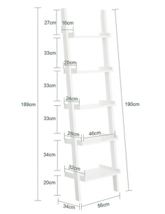 Reol i møbelplade H189 x... 2