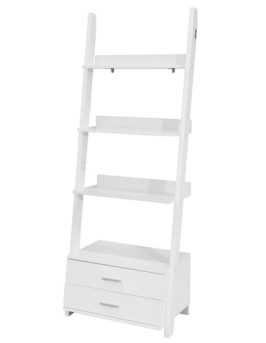 Reol i MDF H171 x B65 cm - Hvid