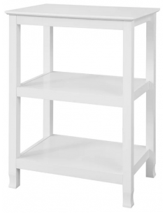 Reol i MDF H80 x B60 cm - Hvid