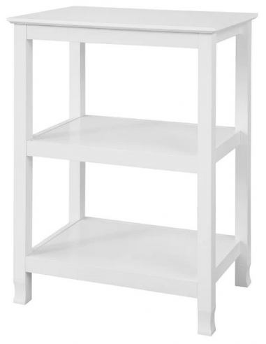 Reol i MDF H80 x B60 cm - Hvid