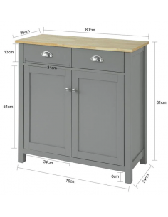 Skænk i møbelplade og finér... 2