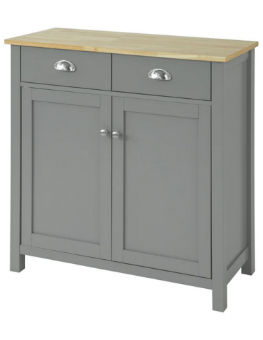 Skænk i møbelplade og finér H81 x B80...