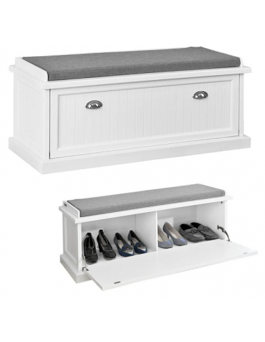 Skobænk i møbelplade og polyester H44...