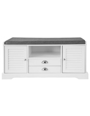 Skobænk i møbelplade og polyester H49...