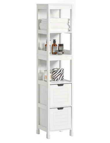 Skab til badeværelset i møbelplade...