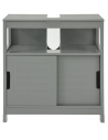 Underskab til håndvask i møbelplade H61 x B60 cm - Grå