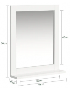 Vægspejl til badeværelset i... 2