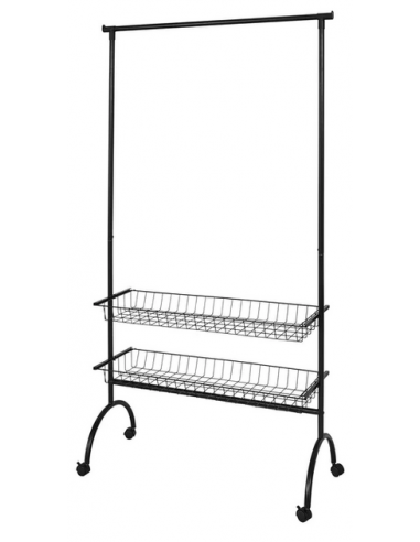 Garderobe stativ i metal H180 x B100...