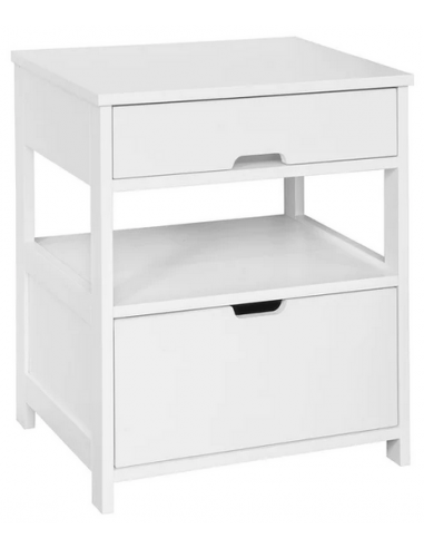 Sengebord i mdf H55 x B45 x D38 cm -...