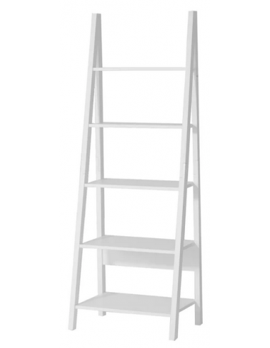 Reol i møbelplade H180 x B64 cm - Hvid