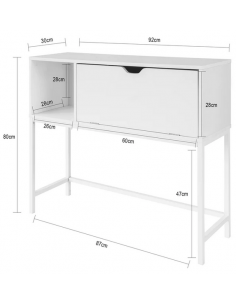 Konsolbord i metal og... 2