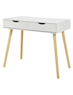 Skrivebord i træ og...