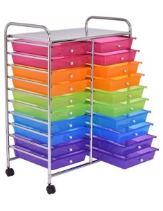 Rullevogn med skuffer i... 2