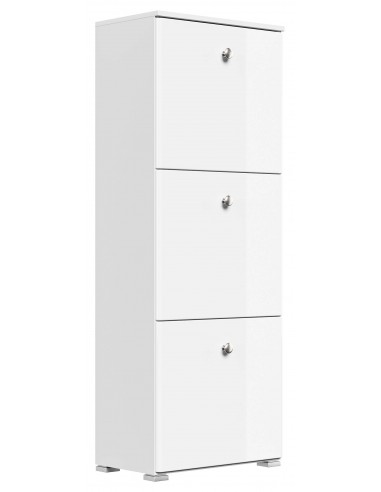 Skoskab i mdf og møbelplade H141,5 x...