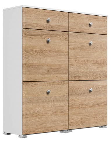 Skoskab i mdf og møbelplade H113,9 x...