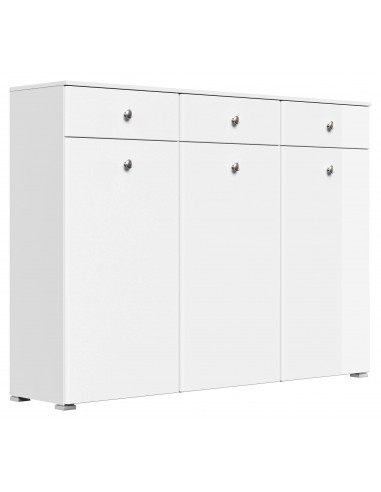 Skoskab i mdf og møbelplade H116,8 x...