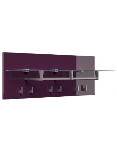 Garderobe med knager i mdf og glas...