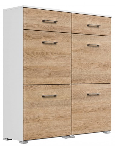 Skoskab i mdf og møbelplade H113,9 x...