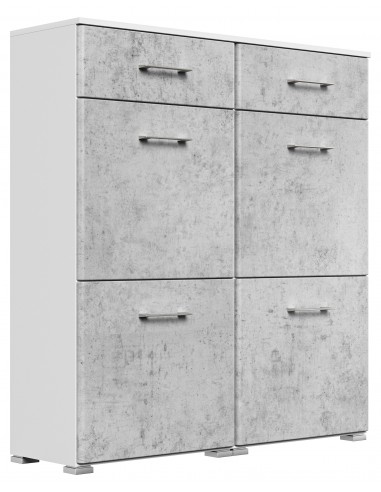 Skoskab i mdf og møbelplade H113,9 x...