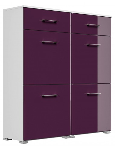 Skoskab i mdf og møbelplade H113,9 x...