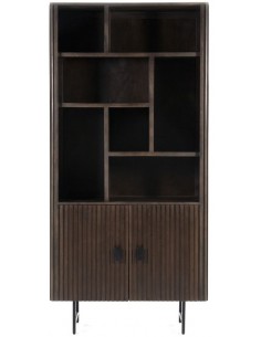 Remi Vitrineskab i metal og...