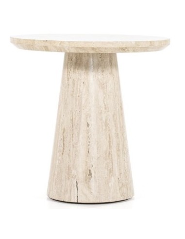 Aime sofabord i travertin H45 x Ø45...