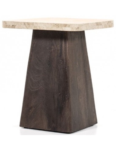 Travis sofabord i travertin og...