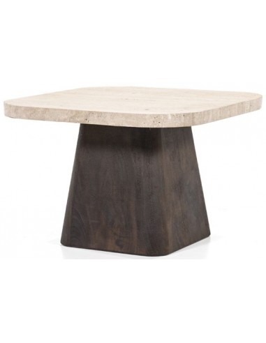 Travis sofabord i travertin og...