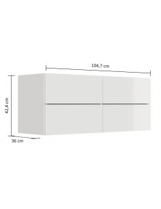 Væghængt garderobe i mdf... 2