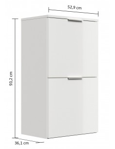 Væghængt skoskab i mdf og... 2