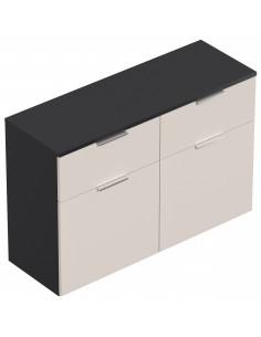 Væghængt skoskab i mdf og...