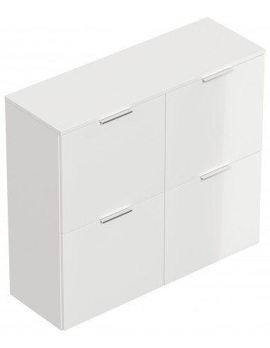 Væghængt skoskab i mdf og møbelplade...