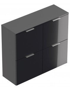 Væghængt skoskab i mdf og...