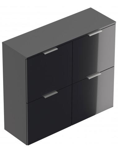 Væghængt skoskab i mdf og møbelplade...