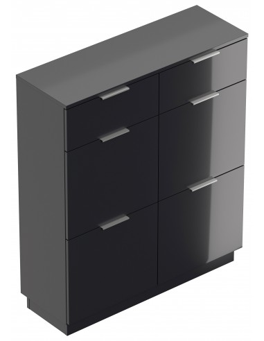 Skoskab i mdf og møbelplade H123,3 x...