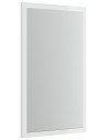 Vægspejl i mdf og glas H78 x B50,4 cm - Hvid højglans