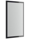 Vægspejl i mdf og glas H78 x B50,4 cm - Grafitgrå højglans