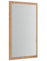 Vægspejl i mdf og glas H78 x B50,4 cm - Eg