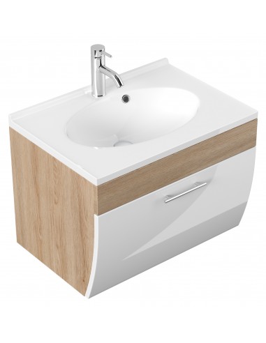 Komplet badmiljø i mdf og mineralsten...