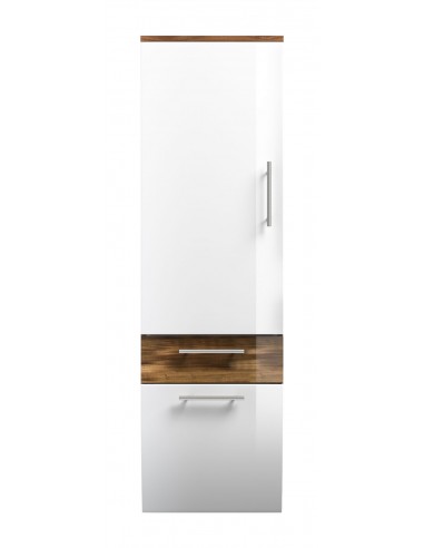 Vægskab i mdf H134,5 x B40 cm - Hvid...