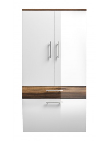 Vægskab i mdf H134,5 x B70 cm - Hvid...