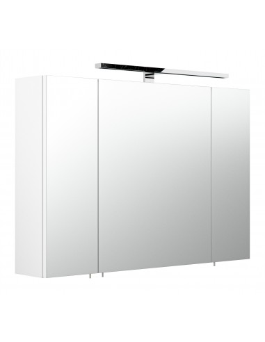 Spejlskab med 8W LED lampe i mdf og...