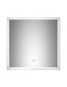 Spejl med touch 20W LED lampe H60 x B60 cm