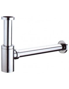 Vandlås/Afløb 30 cm - Krom