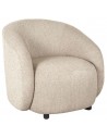 Alby lænestol i bouclé polyester H79 cm - Beige